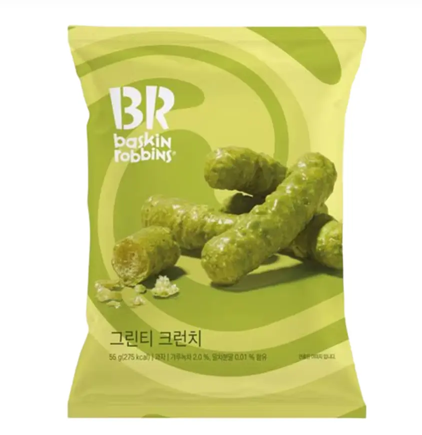 Baskin Robbins 脆条 绿茶味 55g | Baskin Robbins Crispy Strips Green Tea Flavor 55g