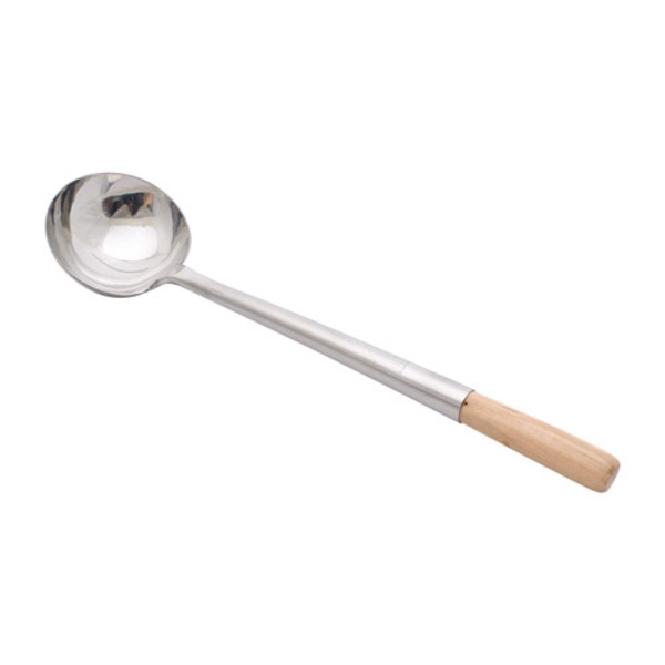 No.2 Stainless Steel Long-Handle Ladle 12cm | 二号不锈钢长柄炒勺  12cm