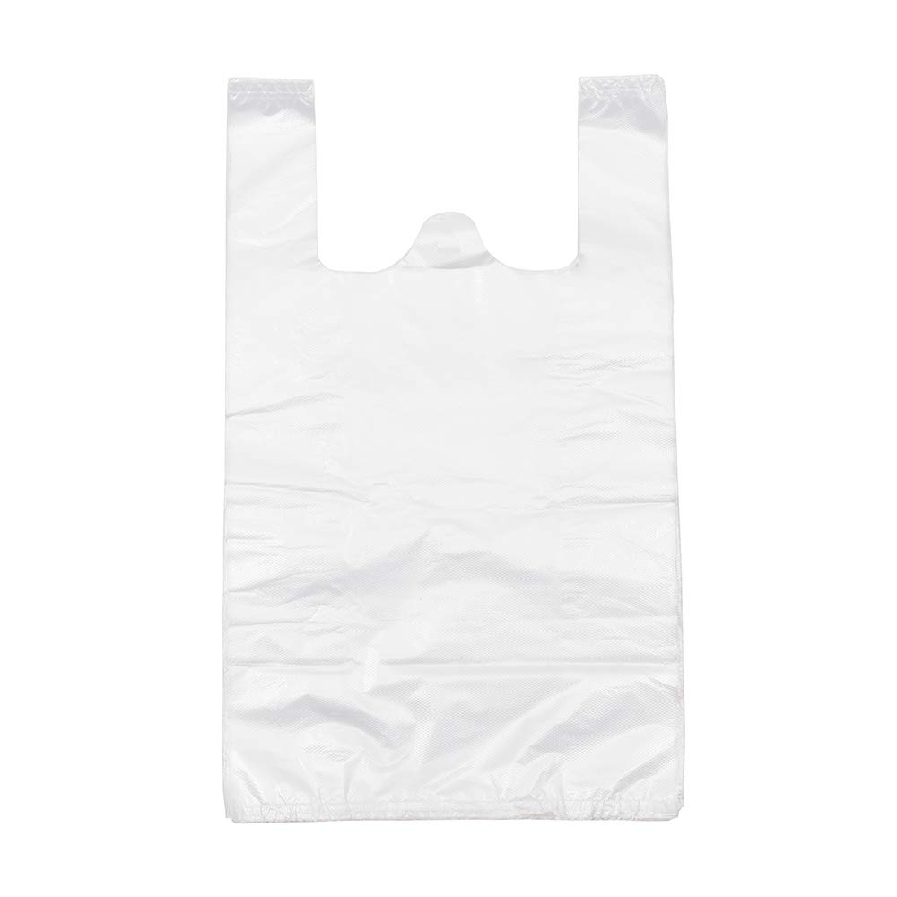 HD white T-shirt bags 10L 100pcs/roll  | 外卖袋(背心型) 10L 100pcs/卷