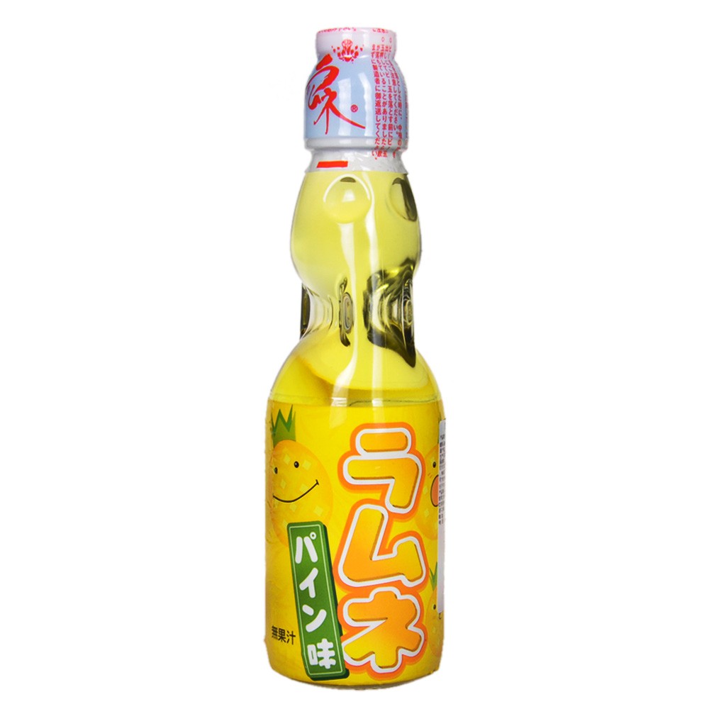 日本弹珠饮料(菠萝味)200ml | Ramune pineapple drinks 200ml
