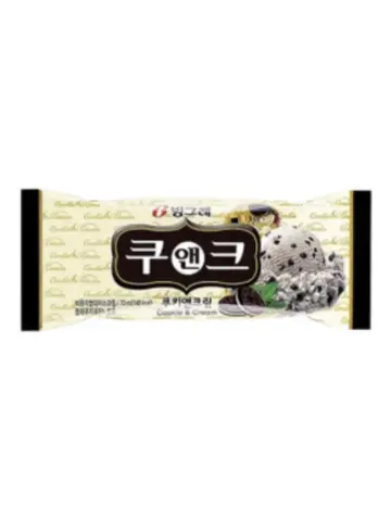 宾格瑞 冰棒 奶油曲奇饼干味 70ml | KR BINGGRAE Ice Bar Cream Cookie Flav. 70ml 