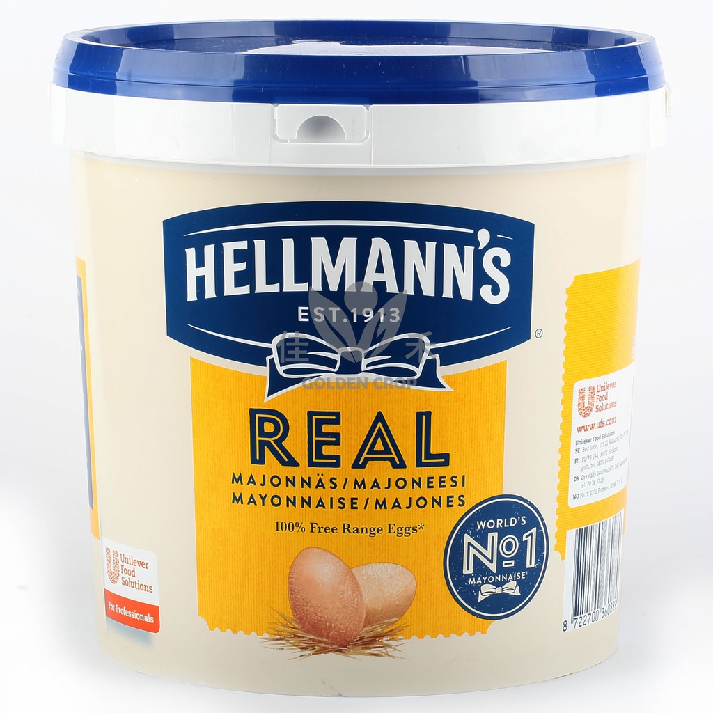 蛋黄酱 10 L /桶 | Hellmann's Real Mayonnaise 10L