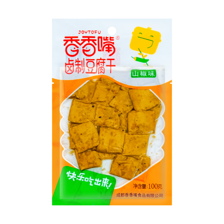 XXZ dried bean curd pepper 100g | 香香嘴 山椒豆腐干 100g