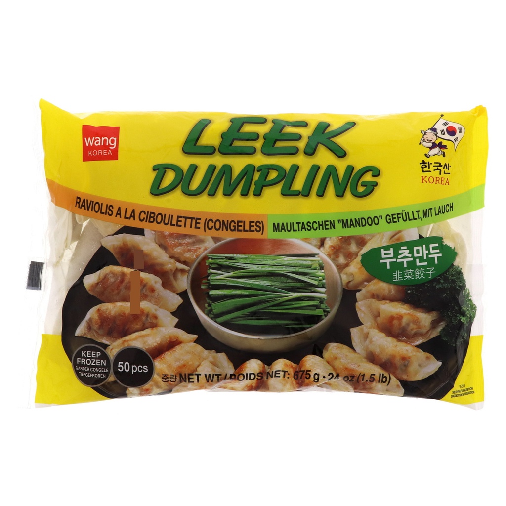 韩国 王牌 韭菜饺子 675g | WANG Dumpling leek 675g