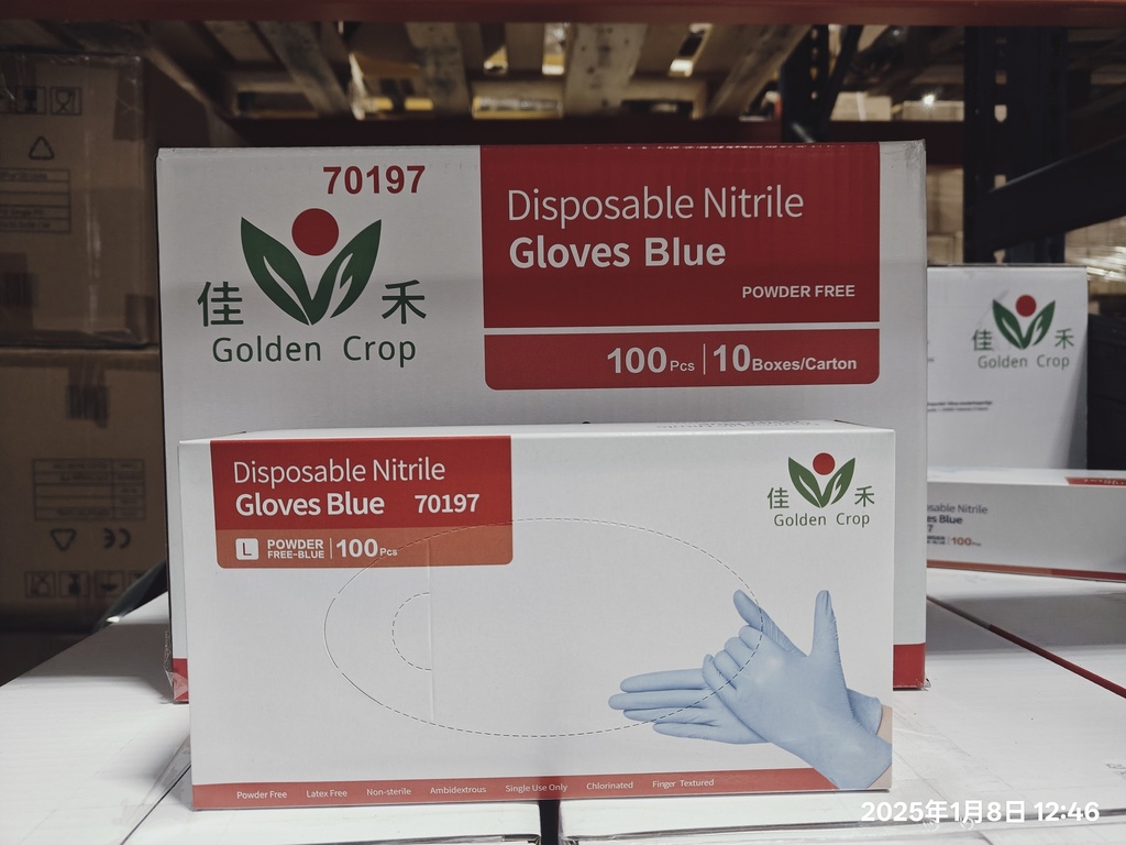 Nitrile Gloves Blue L | 丁腈手套 蓝色 (L号)