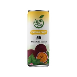 IAM 百香果饮料 330ml | IAM Passion Fruit Drink No Sugar 330 ml