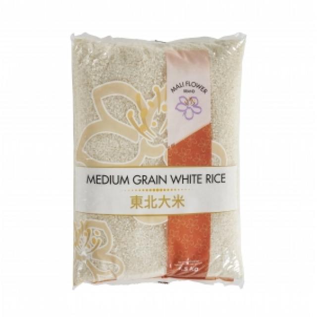 美丽花 东北大米 4,5kg | Mali Flower Medium Grain White Rice 4,5kg