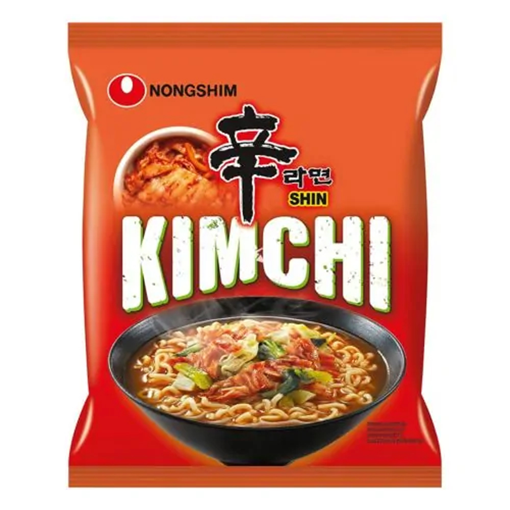 农心 辛拉面 泡菜味 120g | NongShim Instant noodles, Shin Ramyun Kimchi 120g