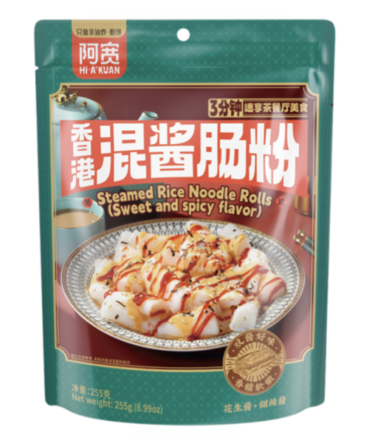 白家阿宽 香港混酱肠粉 255g | BAIJIA Instant Steamed Vermicelli Roll Hongkong Mix Sauce Flav. 255g