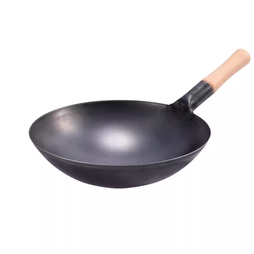 White/Black Steel wok 14 inch-36cm | 14寸 木柄黑钢/白钢 炒锅
