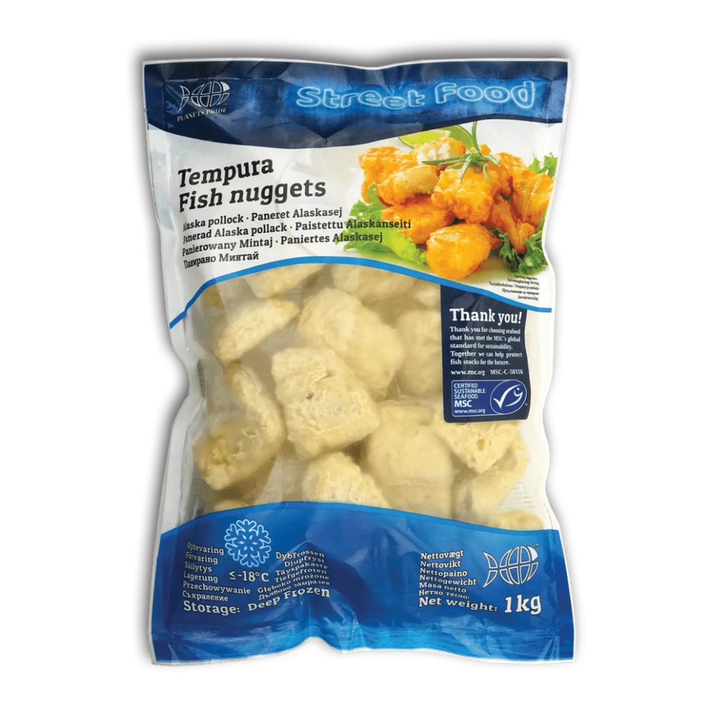 Tempura Fish Nuggets 1kg | 天妇罗 证书 炸鳕鱼块 1kg