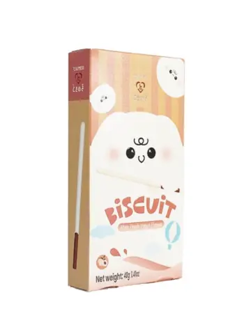 JP TOKIMEKI Biscuit Stick White Peach Yogurt Flav. 40g | TOKIMEKI 饼干棒 白桃酸奶味 40g