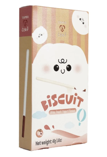 TOKIMEKI 饼干棒 白桃酸奶味 40g | JP TOKIMEKI Biscuit Stick White Peach Yogurt Flav. 40g