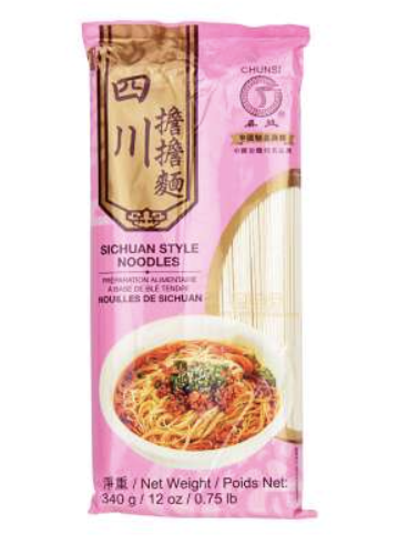 春丝 四川担担面 340g | CHUNSI Sichuan Style Noodles 340g