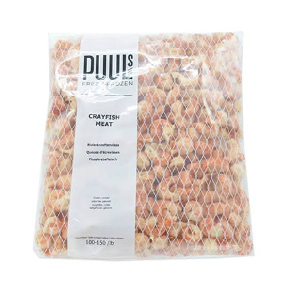 PUUL 小龙虾尾 去皮去筋 1kg |  PUUL Crayfish Tail Meat Cooked Peeled Undeveined 100-150/lb 1kg