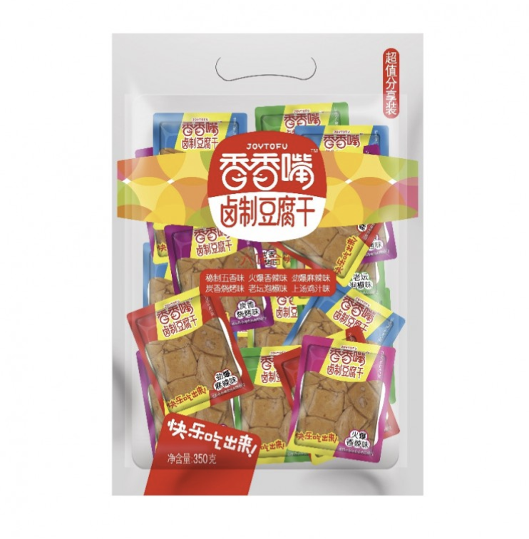 香香嘴 卤制豆腐干 六味混合装 350g | XXZ Dried Tofu Mix Flavor 350g 
