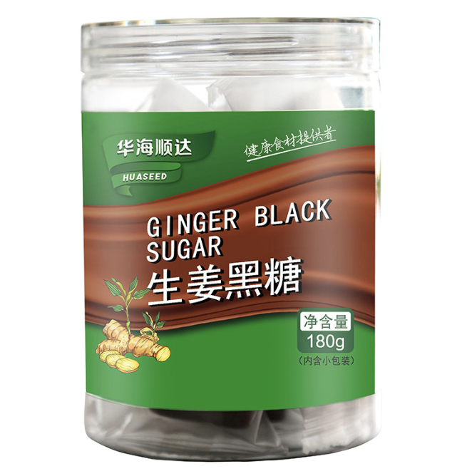 华海顺达 生姜黑糖 瓶装 180g | HHSD Ginger Black Sugar 180g