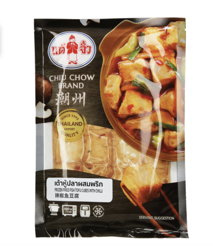 CHIU CHOW 辣椒鱼豆腐 240g | CHIU CHOW Fried Fish Tofu Cubes Chilli Flavor 240g