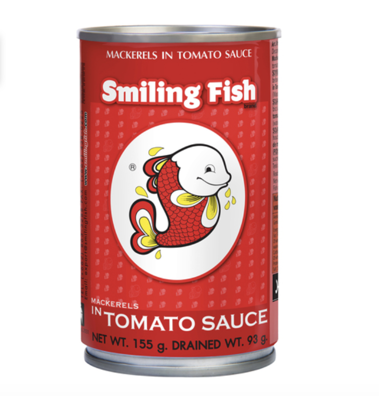 SMILING FISH Fried Mackerel in Tomato Sauce 155g | SMILING FISH 油煎 马鲛鱼 番茄味 155g