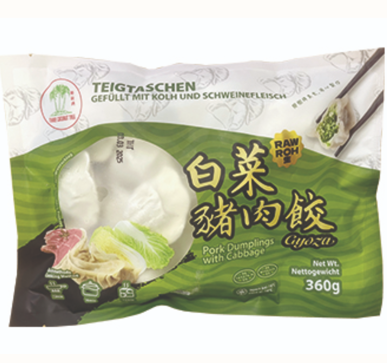 TCT 猪肉白菜水饺 360g | TCT Dumplings Pork Cabbage Flavor 360g