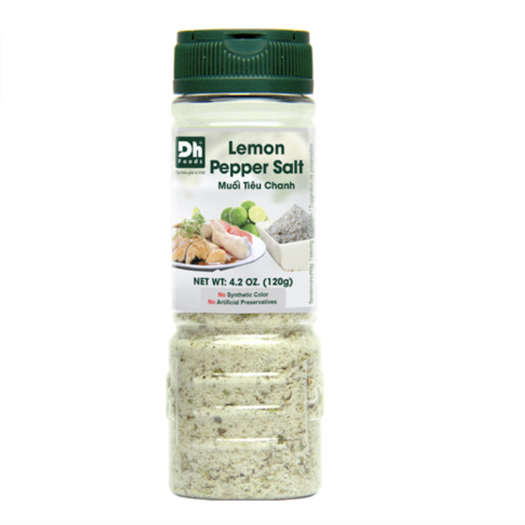DHF Spice Mix Salt Pepper Lemon Leaf 120g | DHF 柠檬叶盐混合调料 120g