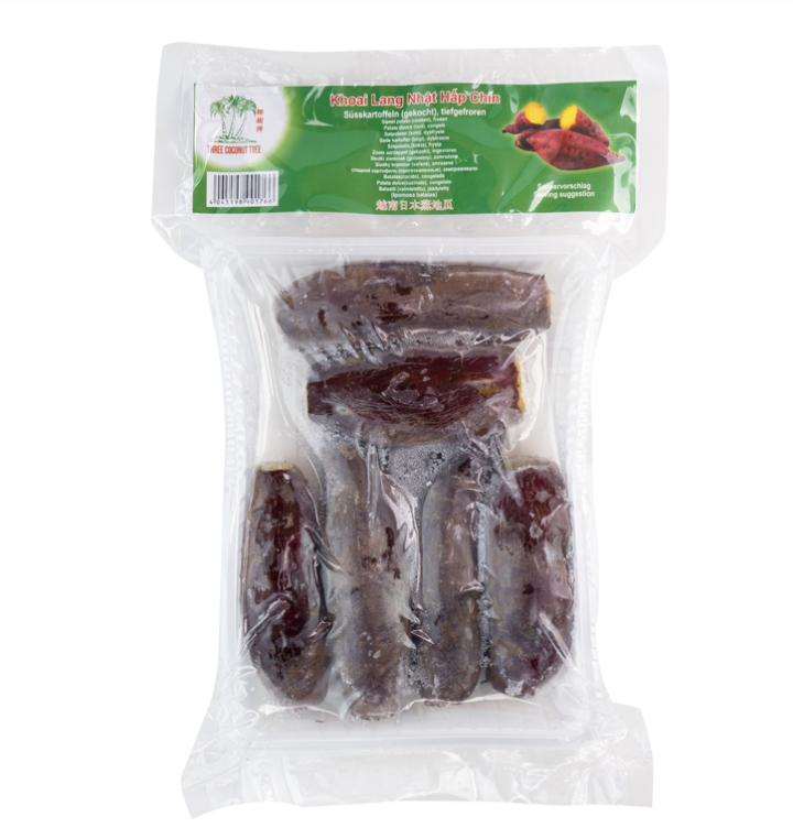 TCT Frozen Cooked Sweet Potato 500g | TCT 冰冻 蒸地瓜 500g