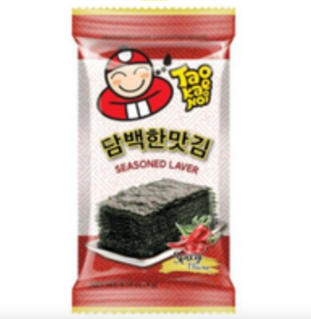 TAOKAENOI Laver Seaweed Snack Original Flavor 4g | 小老板 紫菜零食 原味 4g