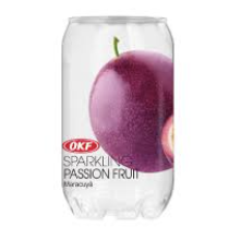 OKF 气泡水 百香果味 350ml | OKF Sparkling Drink Passion Fruit Flavor 350ml