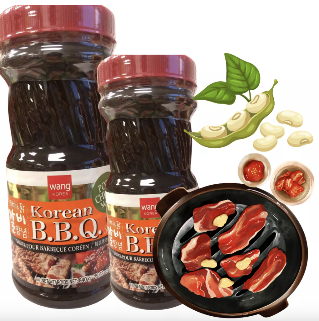 WANG 韩式烤肉酱油 猪肉鸡肉 840g | WANG Korean Soy Sauce For Chicken & Pork 840g