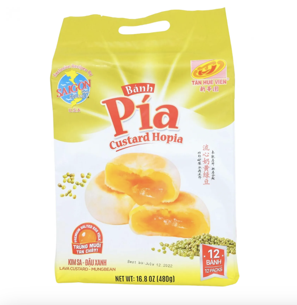 TAN HUE VIEN 流沙绿豆糕点 480g | TAN HUE VIEN Liusha Mung Bean Pia Cake 480g