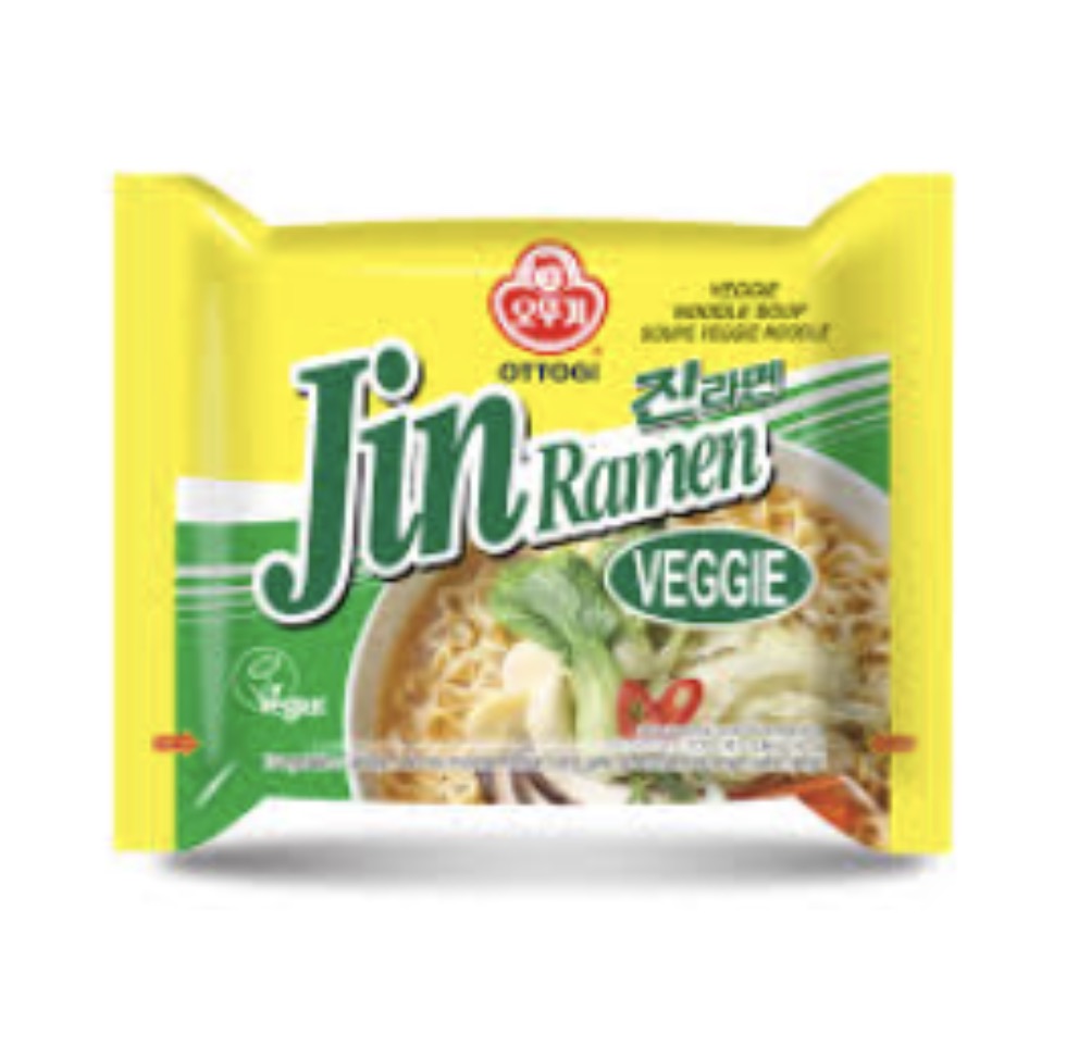 KR OTTOGI Jin Ramen Vegetable 110g | 韩国 OTTOGI 金拉面 蔬菜味 110g