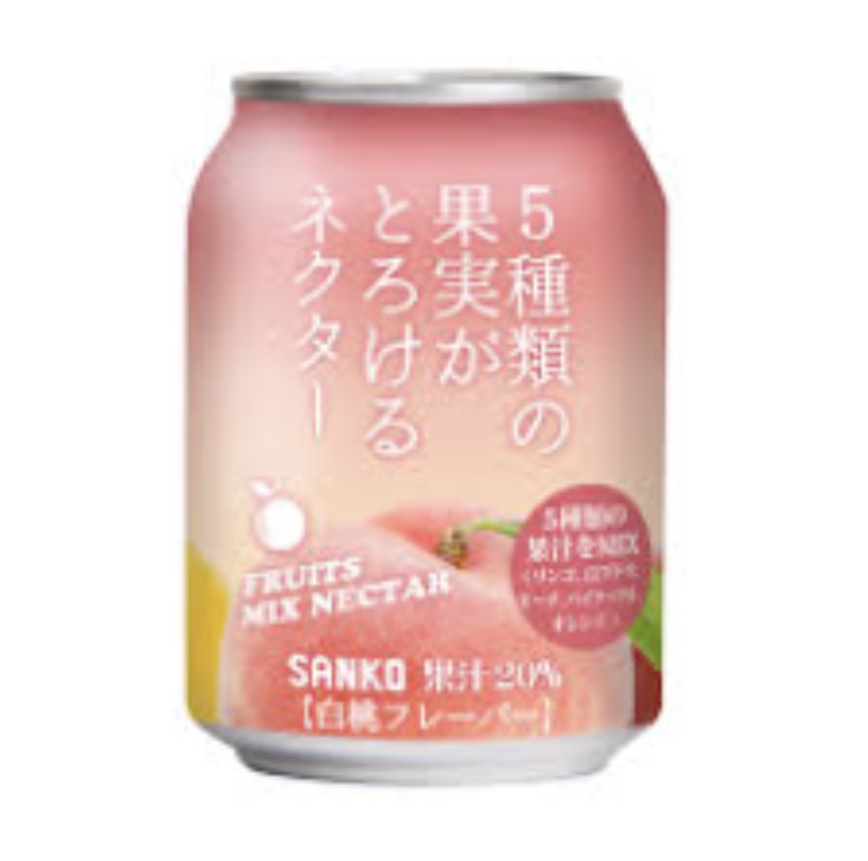 SANKO Fruits Mix Nectar Can 280g | SANKO 混合果汁饮料 280g