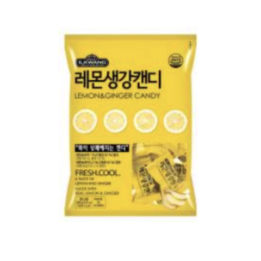  ILKWANG 姜糖 柠檬味 250g | ILKWANG Ginger Candy Lemon Flavor 250g