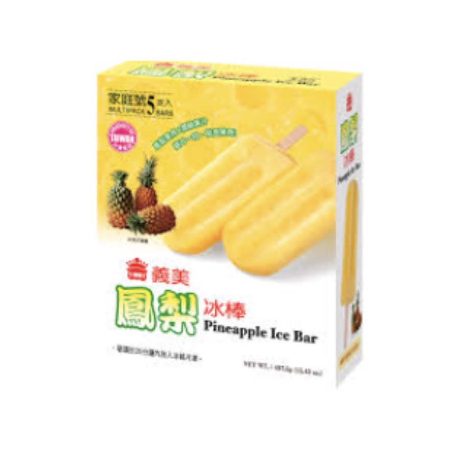 义美 凤梨冰棒 437.5g | IMEI Ice Bar Pineapple Flavor 437.5g