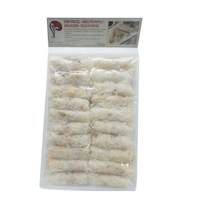 MOOIJER 越南春卷 鲜虾蔬菜味 预炸 500g | MOOIJER Spring Roll Shrimp & Vegetable Flavor Pre Fried 500g