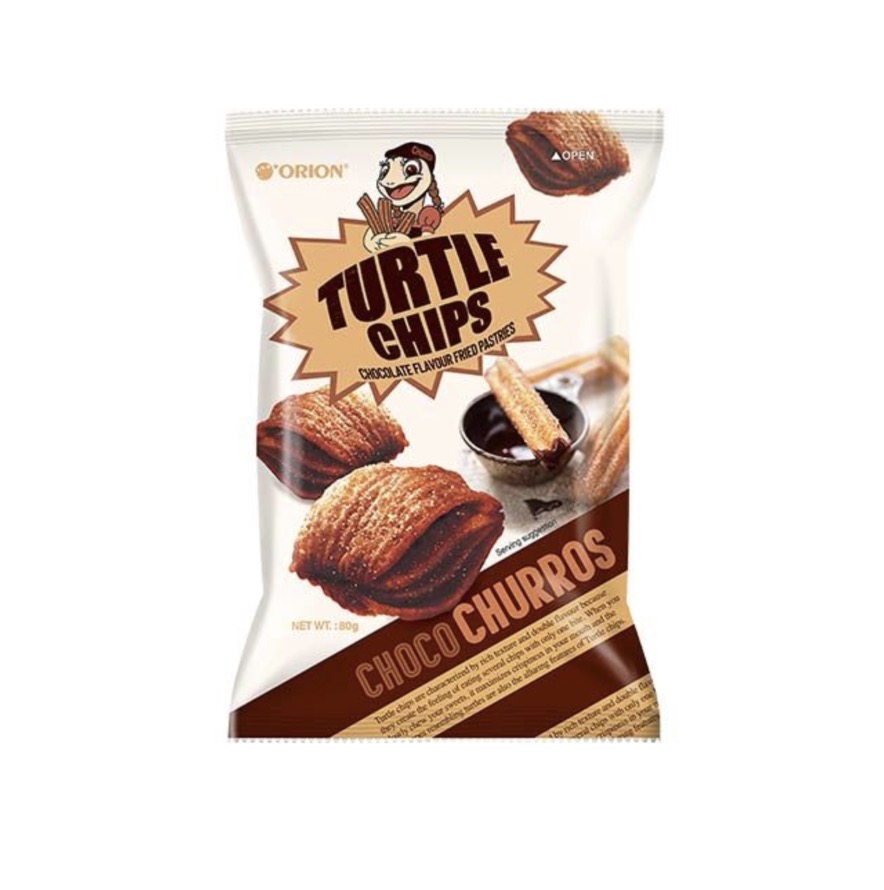 好丽友 浪里个浪 巧克力味 80g | ORION Turtle Chips Chocolate Flavor 80g