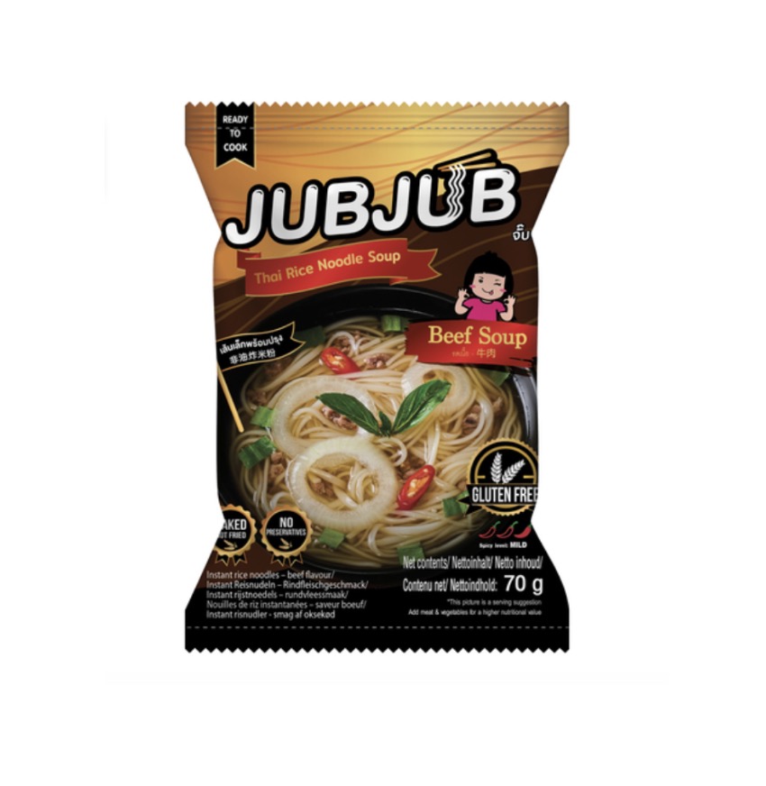 JUB JUB 即食泰式米粉 牛肉味 70g | JUB JUB Instant Rice Noodle Beef Flavor 70g