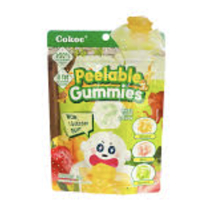 COKOC Peelable Gummies Mixed Fruit Flavor 60g | COKOC 可剥软糖 混合水果味 60g