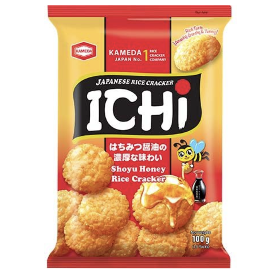 ICHI 米果酥 酱油蜂蜜味 100g | ICHI Rice Cracker Shoyu Honey Flavor 100g