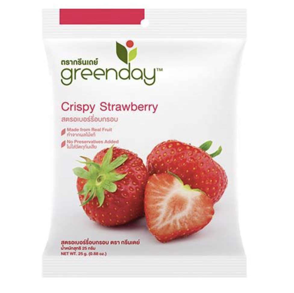 GREENDAY Crispy Strawberry Chips 25g | GREENDAY 香脆草莓片 25g