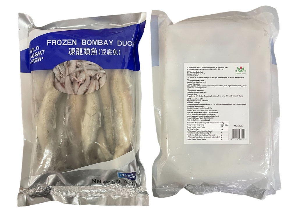 GC FROZEN BOMBAY DUCK 450g | 佳禾 冷冻龙头鱼 450g