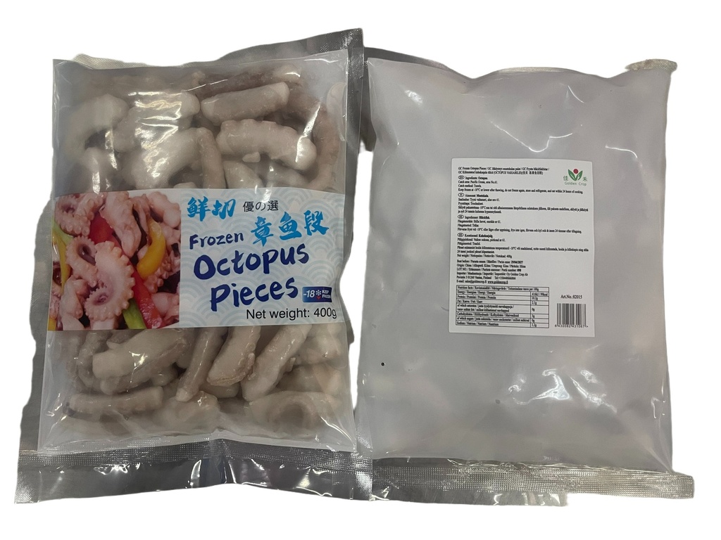 GC FROZEN OCTOPUS PIECES 400g | 佳禾 冷冻章鱼切粒 400g
