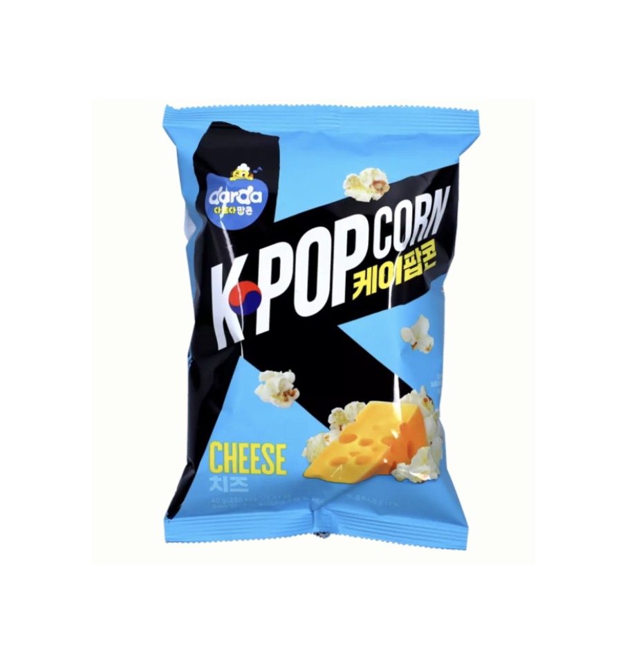 DARDA K-POP Popcorn Cheese Flavor 40g | DARDA K-POP爆米花 芝士味 40g