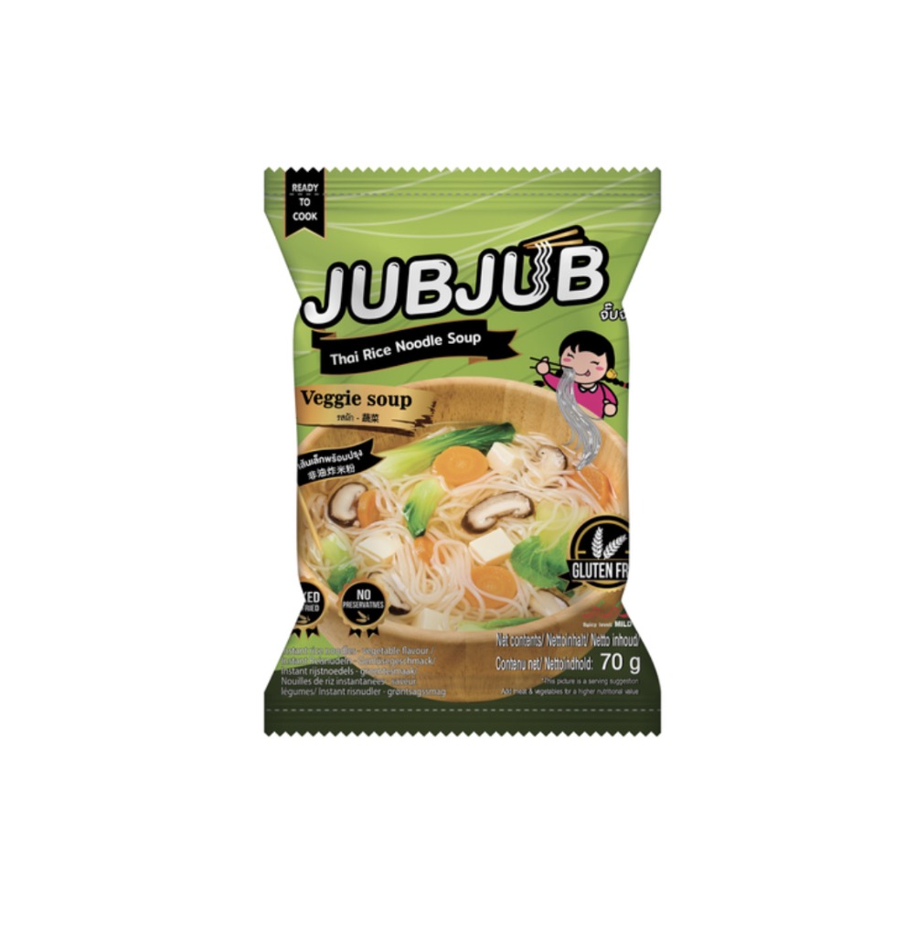JUB JUB 即食泰式米粉 蔬菜味 70g | JUB JUB Instant Rice Noodle Vegetable Flavor 70g
