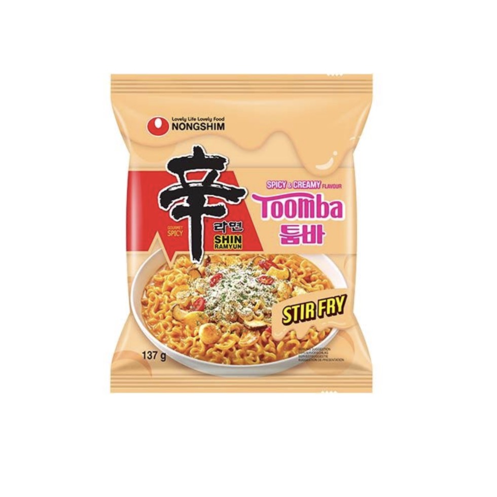 NONGSHIM Instant Noodle Shin Ramyun Toomba Spicy Cream Flavor 137g | 农心 拌面 芝士辣味 137g