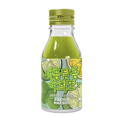 SUKHEEHAESOO Hangover Drink Lime Mojito Flavor 55ml | SUKHEEHAESOO 解酒饮料 青柠莫吉托味 55ml