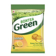 BONTEA 绿茶糖 柠檬味 135g | BONTEA Green Tea Candy Lemon Flavor 135g