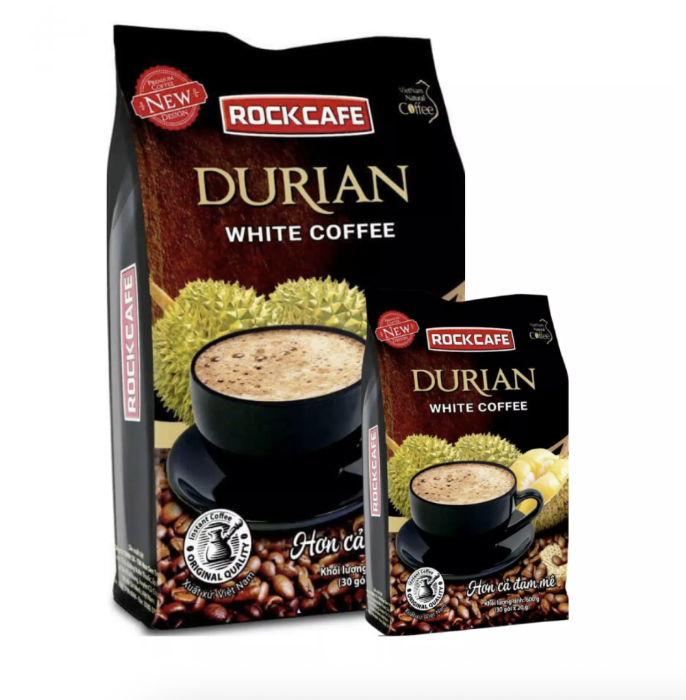 ROCK COFE Instant Coffee Durian Flavor 600g | ROCK COFE 速溶咖啡 榴莲味 600g