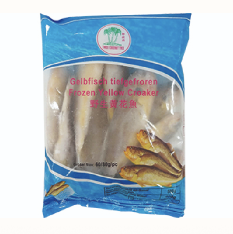 TCT Frozen Yellow Croaker Fish 60/80 500g | TCT 小黄鱼 60/80 500g