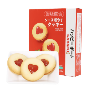 GF Cookie Strawberry Flavor 120g｜港福 酱烧曲奇 草莓味 120g